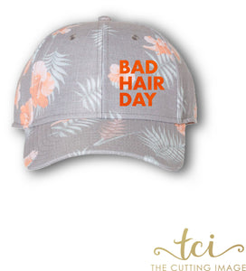 Bad Hair Day Tropical Print Cap